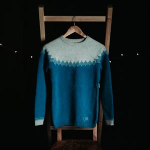 Merino svetr Pullover - Modrý