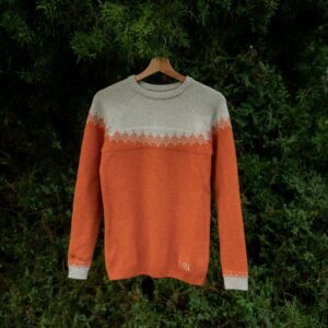 Merino svetr Pullover - Oranžový