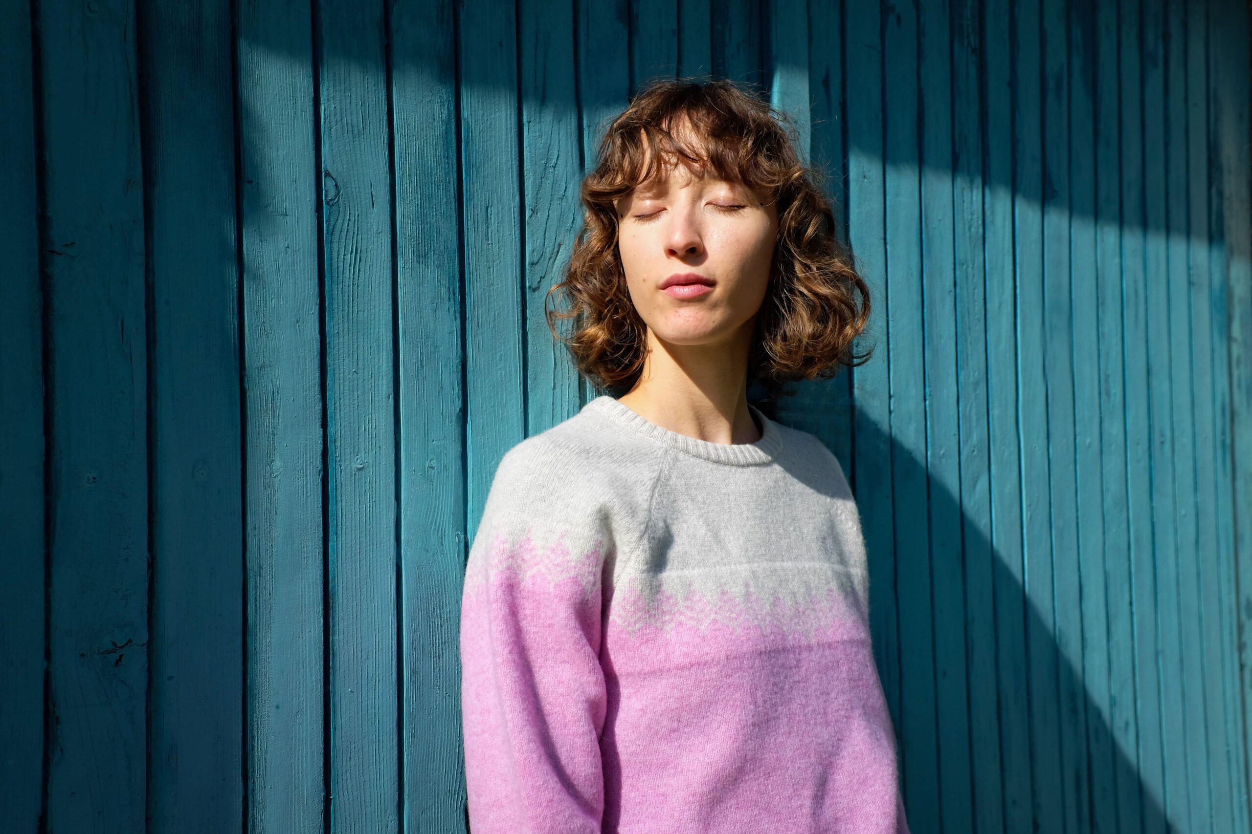 Merino svetr Pullover - Růžový - Obrázek 2