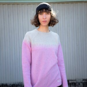 Merino svetr Pullover - Růžový
