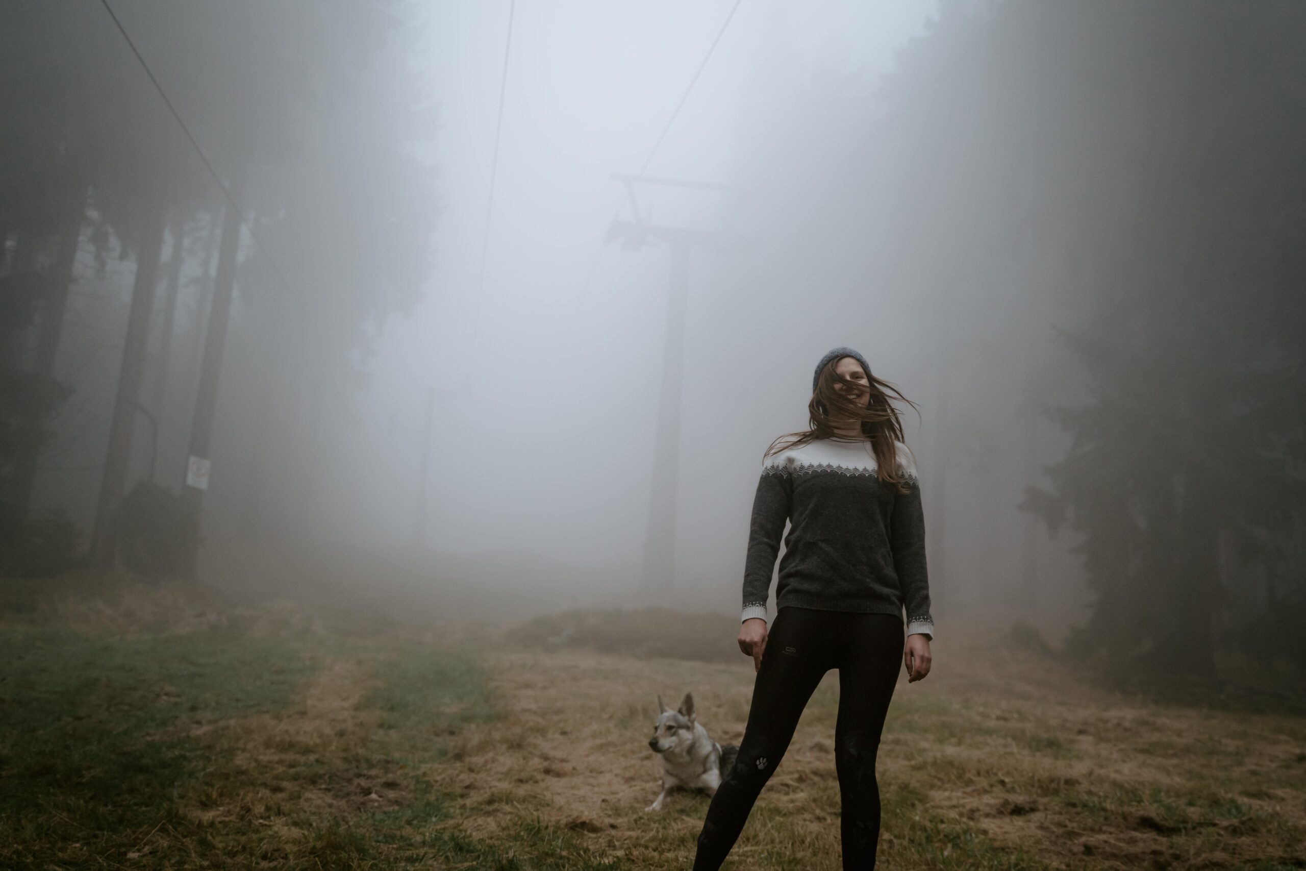 Merino svetr Pullover - Šedý - Obrázek 4