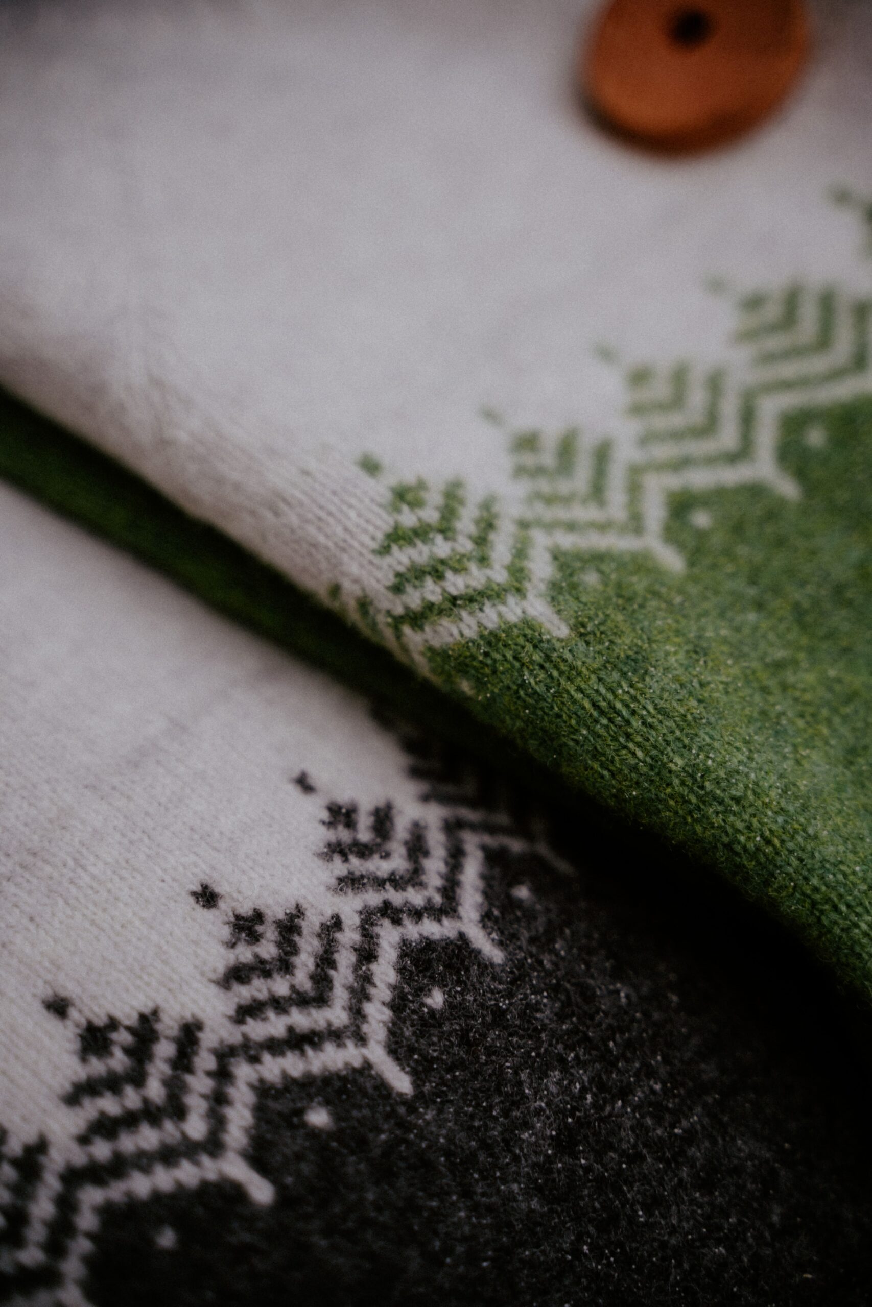Merino svetr Pullover - Zelený - Obrázek 7